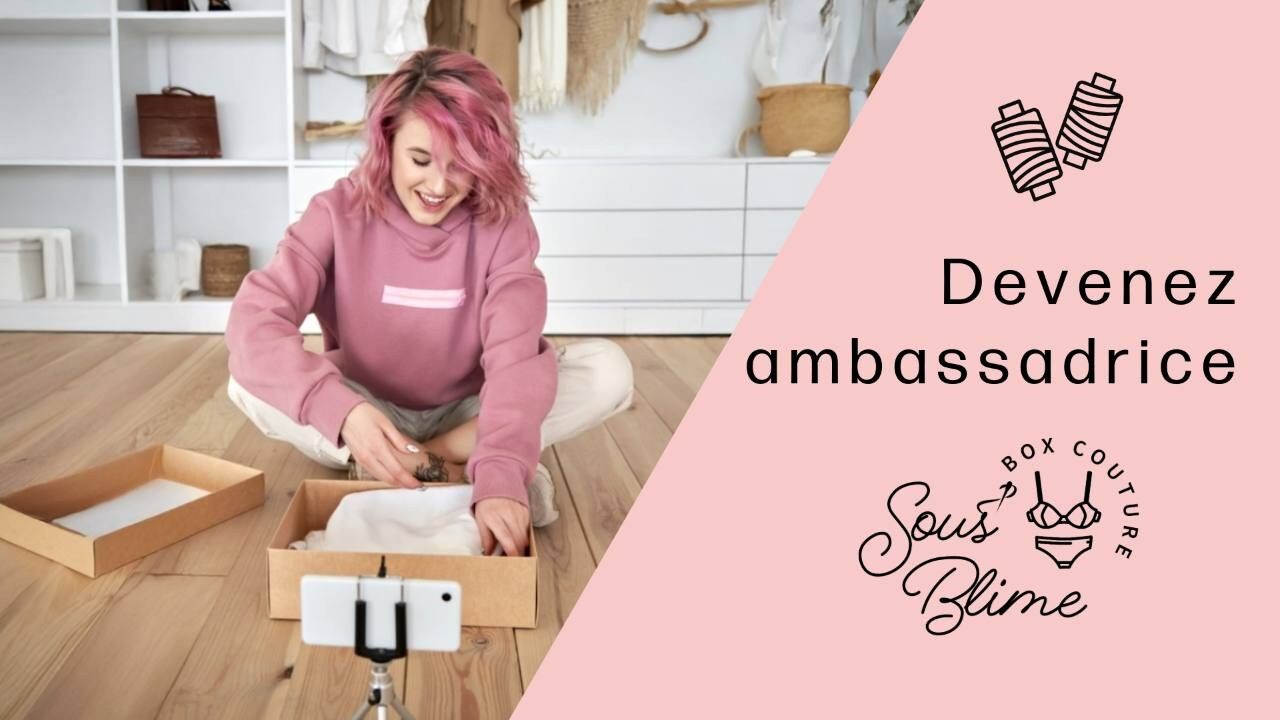 Vanessa Salaün dans son atelier avec une box Sous’Blime